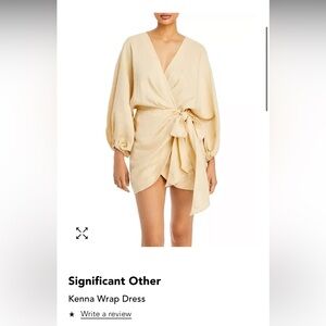 Significant other wrap dress